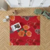 Hibiscus Flowers Pattern Rug