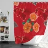 Hibiscus Flowers Pattern Shower Curtain