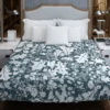 Hollybush Leaf Toile Pattern Duvet Cover