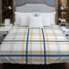 Horizontal Stripe Pattern Checkered Plaid Duvet Cover