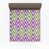 Horizontal Zigzag Chevron Stripes Fitted Sheet