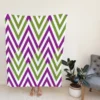 Horizontal Zigzag Chevron Stripes Fleece Blanket