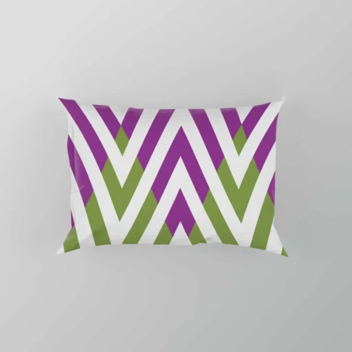 Horizontal Zigzag Chevron Stripes Pillow Case