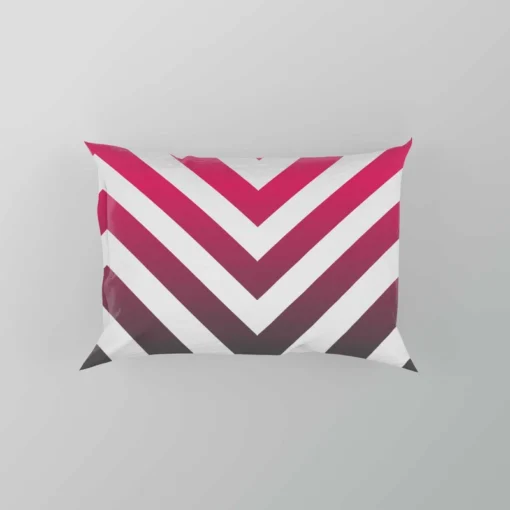 Hot Pink Chevron Design Pillow Case