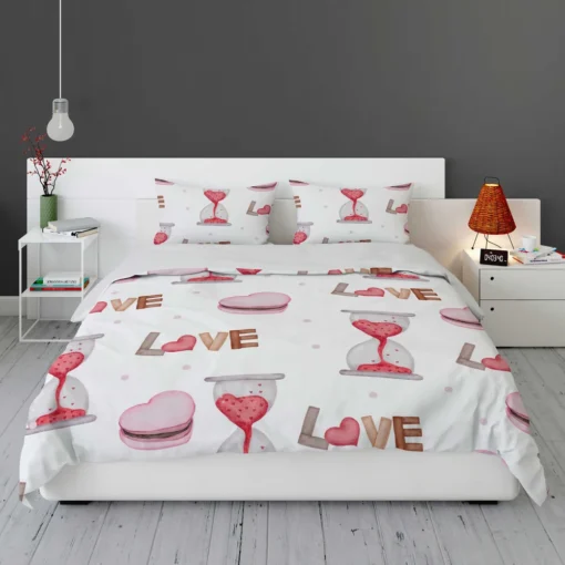 Hourglass Cupcake Design Bedding Set 1