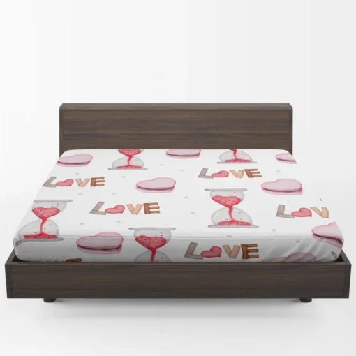 Hourglass Cupcake Design Fitted Sheet 1