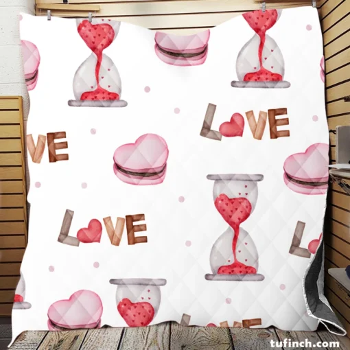 Hourglass Cupcake Design Quilt Blanket