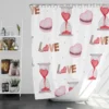 Hourglass Cupcake Design Shower Curtain