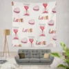 Hourglass Cupcake Design Wall Tapestry