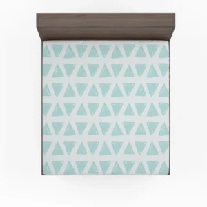 Ice Blue Mini Triangle Fitted Sheet