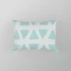 Ice Blue Mini Triangle Pillow Case