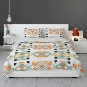 Ikat Arabesque Pattern Bedding Set 1