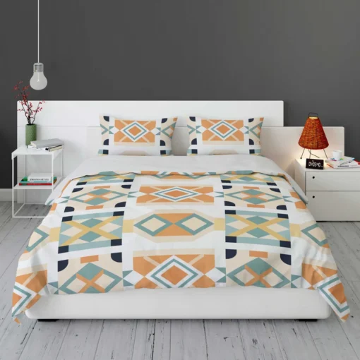 Ikat Arabesque Pattern Bedding Set 1