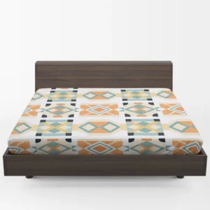 Ikat Arabesque Pattern Fitted Sheet 1