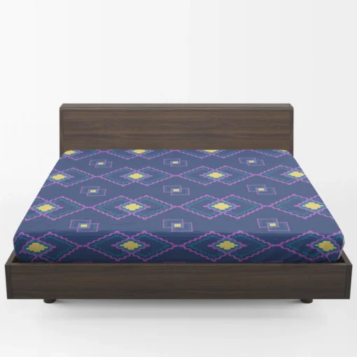 Ikat Ethnic Hungarian Fitted Sheet 1