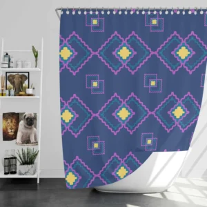 Ikat Ethnic Hungarian Shower Curtain