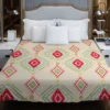 Ikat Ethno Abstract Design Duvet Cover