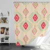 Ikat Ethno Abstract Design Shower Curtain