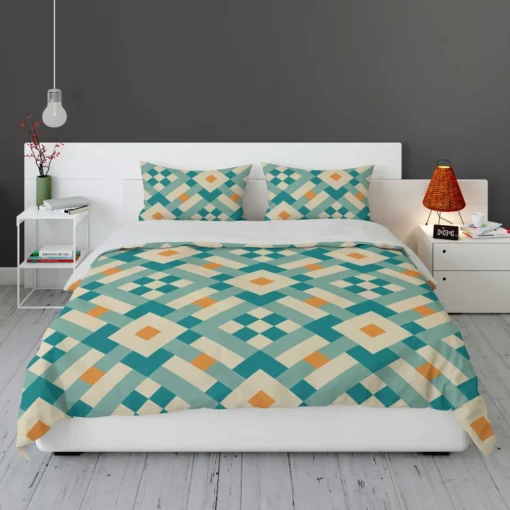 Ikat Geometric Pattern Bedding Set 1