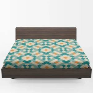 Ikat Geometric Pattern Fitted Sheet 1