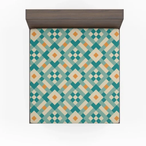 Ikat Geometric Pattern Fitted Sheet