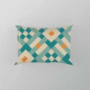 Ikat Geometric Pattern Pillow Case