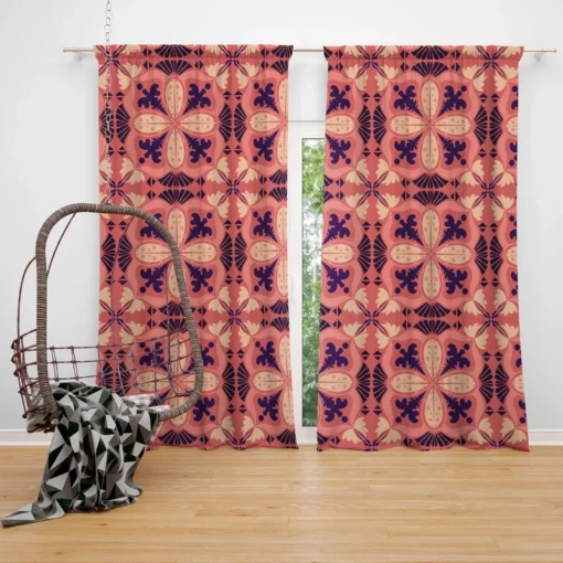 Ikat Indonesian Design Curtain