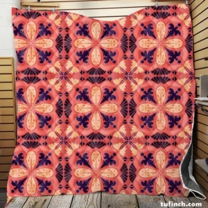 Ikat Indonesian Design Quilt Blanket