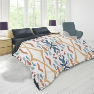 Ikat Tribal Design Duvet Cover 1