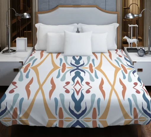 Ikat Tribal Design Duvet Cover