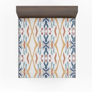 Ikat Tribal Design Fitted Sheet