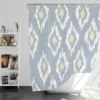 Ikat Tribal Diamond Pattern Shower Curtain