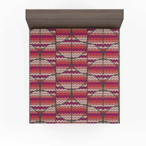 Ikat Zig Zag Design Fitted Sheet