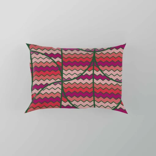 Ikat Zig Zag Design Pillow Case