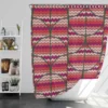 Ikat Zig Zag Design Shower Curtain