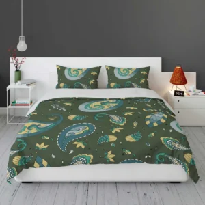 Indian Classic Paisley Design Bedding Set 1