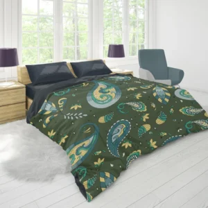 Indian Classic Paisley Design Duvet Cover 1