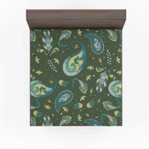 Indian Classic Paisley Design Fitted Sheet