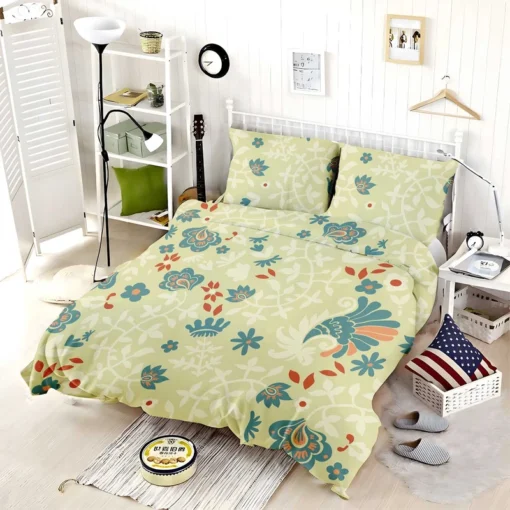 Indian Floral Design Bedding Set