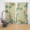 Indian Floral Design Curtain