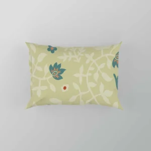 Indian Floral Design Pillow Case