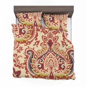 Indian Oriented Damask Design Bedding Set 2