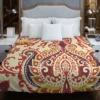 Indian Oriented Damask Design Duvet Cover