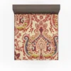 Indian Oriented Damask Design Fitted Sheet