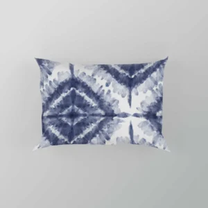 Indigo Blue Shibori Spanish Pattern Pillow Case