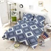 Indigo Geometric Ethnic Bedding Set