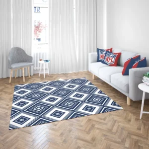 Indigo Geometric Ethnic Rug 2