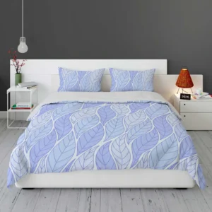 Indigo Leaf Pattern Bedding Set 1