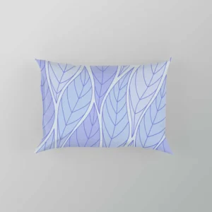 Indigo Leaf Pattern Pillow Case