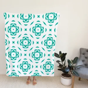 Indonesia Islamic Batik Design Fleece Blanket